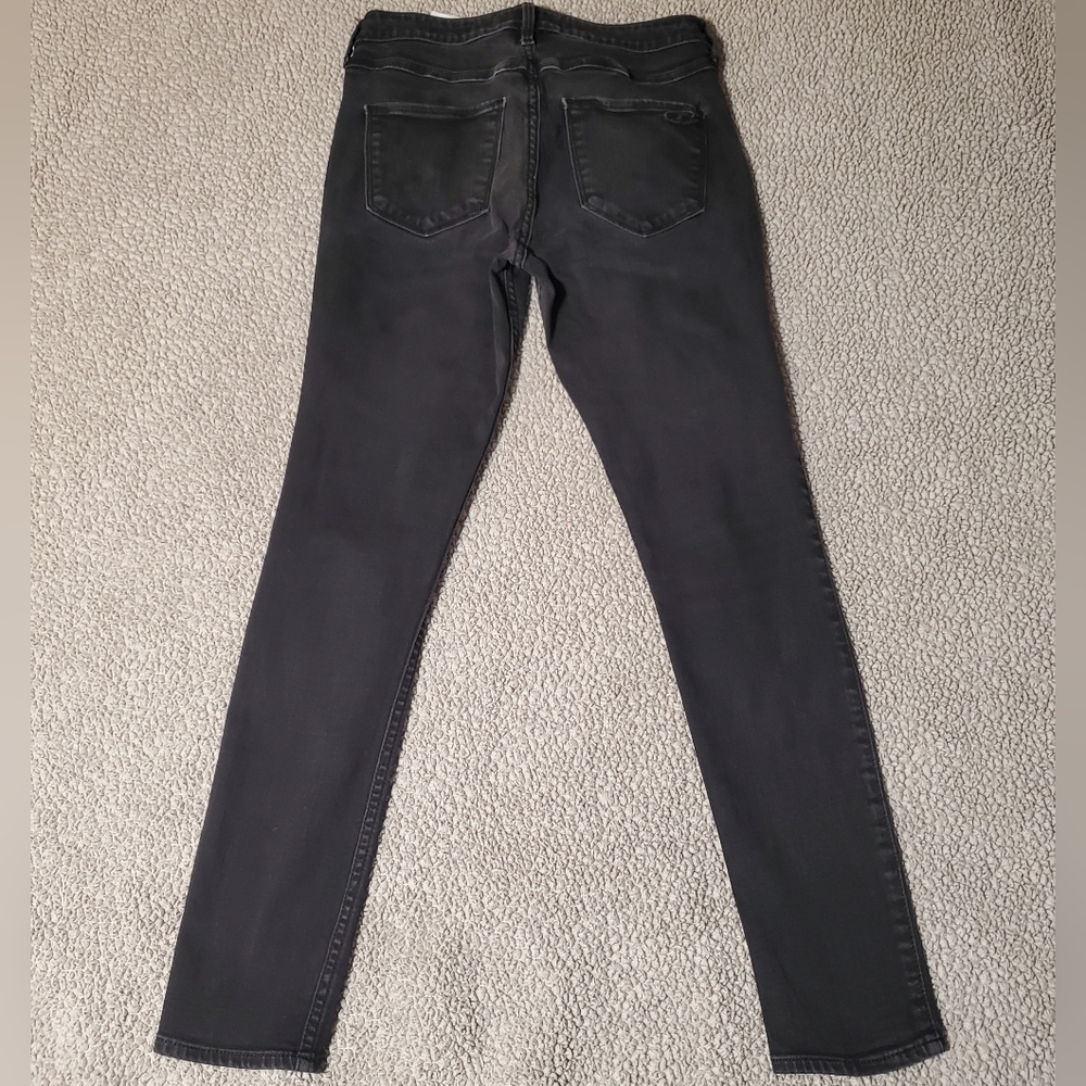 Hollister Black High Rise Jean Legging 7R W28 L28(true sz W28"xL27") pre-owned.